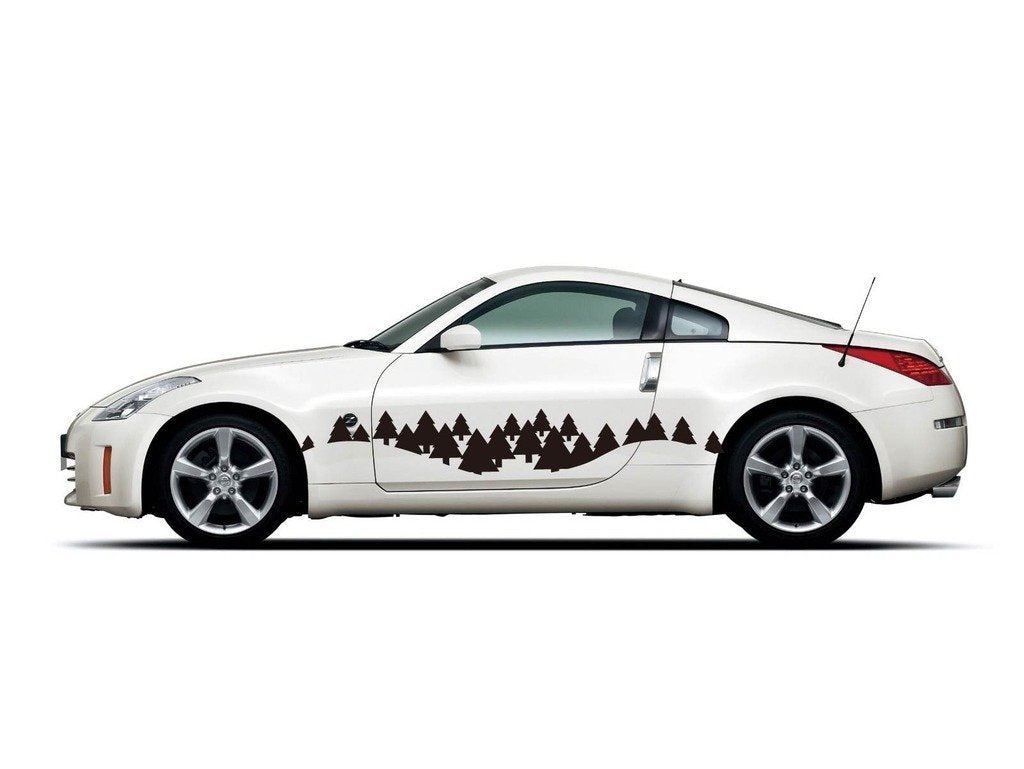 Picniva Style 480 Racing Side Stripe Vinyl Decals, 10 x 65 in, 2 Pc