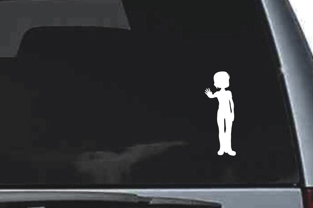 Picniva Kid Sty123 Vinyl Car Window Decal, Approx 5 in
