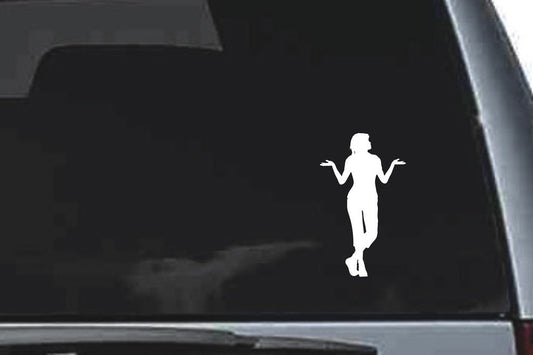 Picniva Standing Sty20 Vinyl Car Window Decal, Approx 5 in