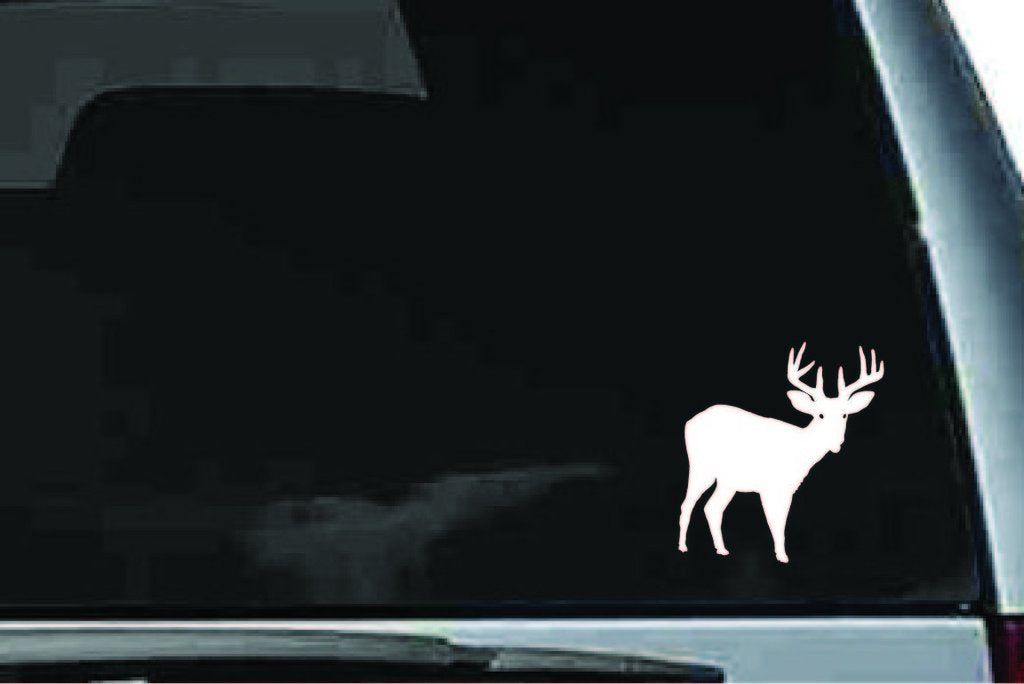 Picniva Buck Sty7 Vinyl Car Window Decal, Approx 5 in