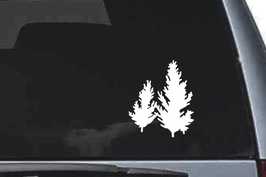 Picniva Tree Sty15 Vinyl Car Window Decal, Approx 5 in