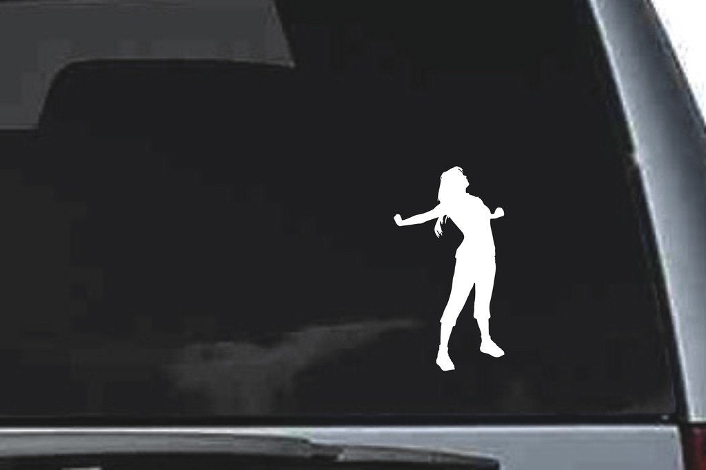 Picniva Standing Sty13 Vinyl Car Window Decal, Approx 5 in