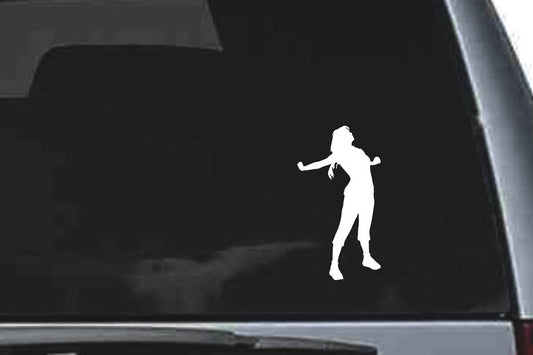Picniva Standing Sty13 Vinyl Car Window Decal, Approx 5 in