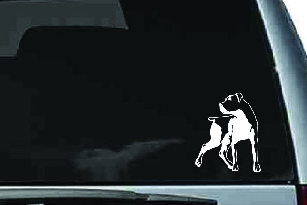 Picniva Rottweiler Dog Sty10 Vinyl Car Window Decal, Approx 5 in