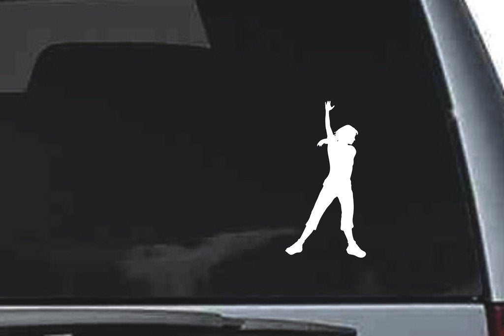 Picniva Standing Sty17 Vinyl Car Window Decal, Approx 5 in