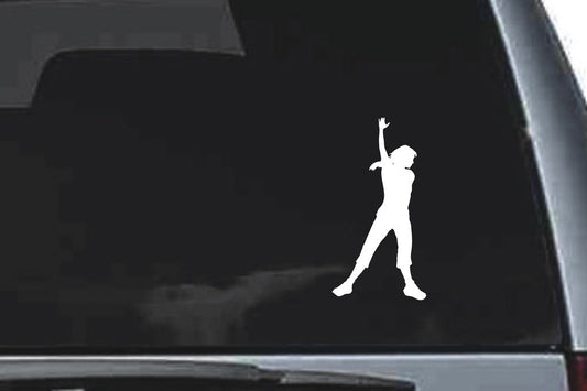 Picniva Standing Sty17 Vinyl Car Window Decal, Approx 5 in