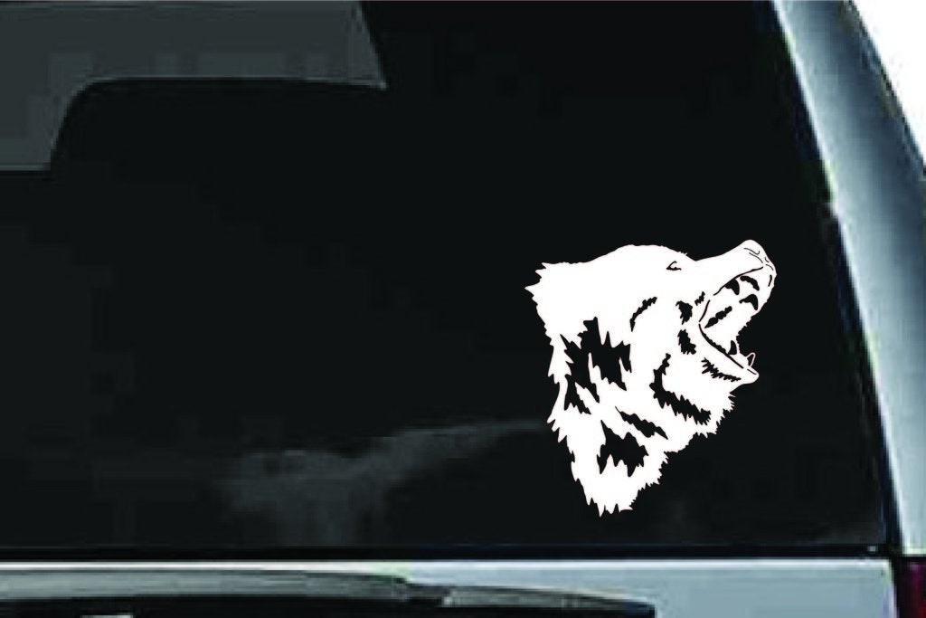 Picniva Bear Sty10 Vinyl Car Window Decal, Approx 5 in
