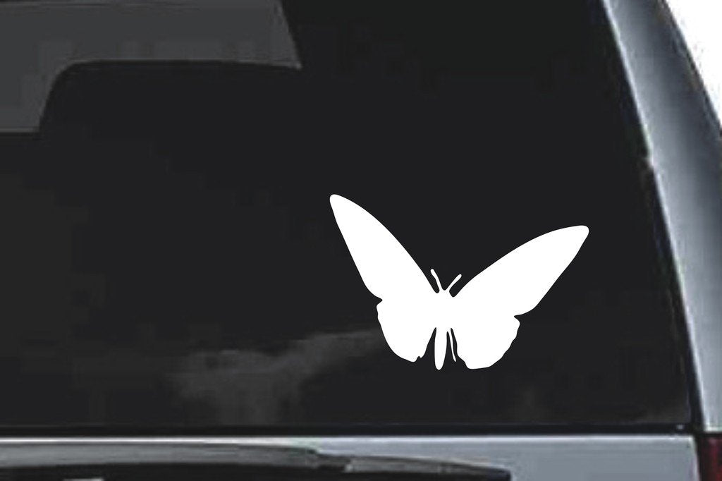 Picniva Butterfly Sty4a Vinyl Car Window Decal, Approx 5 in