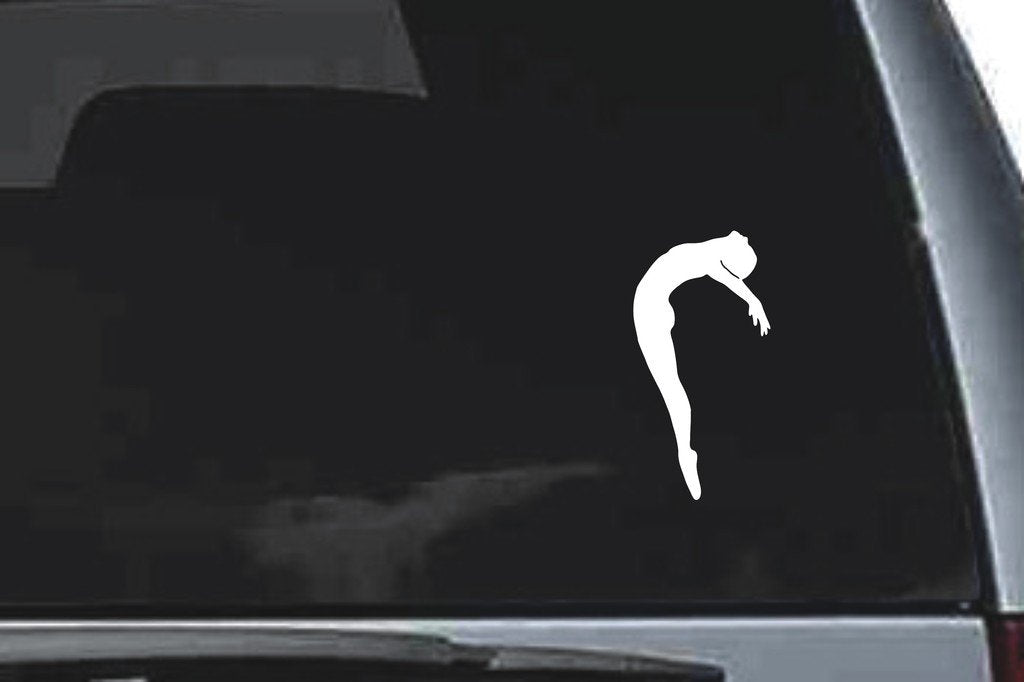Picniva Dancer Sty17 Vinyl Car Window Decal, Approx 5 in