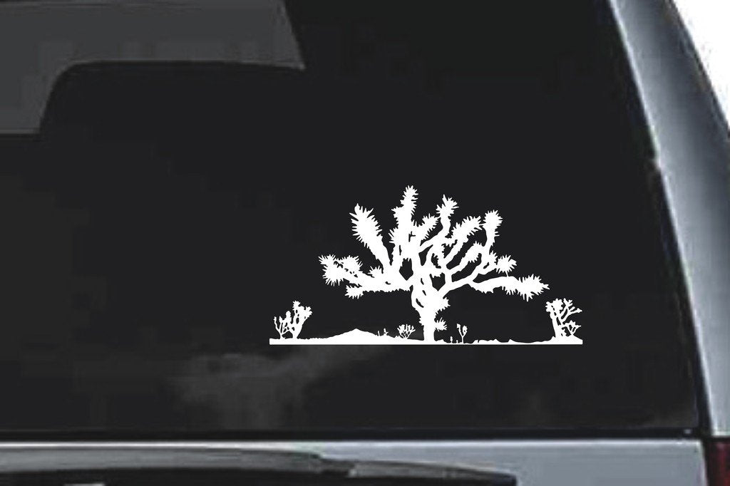 Picniva Tree Sty8 Vinyl Car Window Decal, Approx 5 in