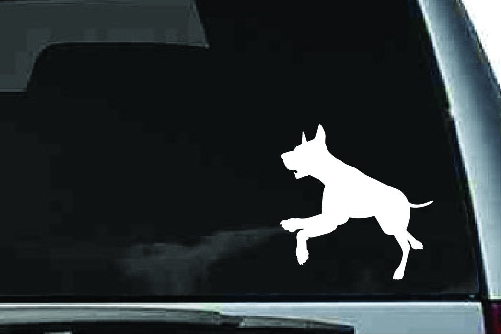 Picniva Doberman Dog Sty6a Vinyl Car Window Decal, Approx 5 in