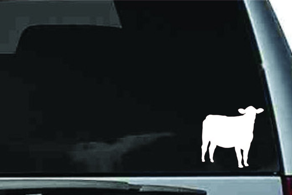 Picniva Cow Sty25 Vinyl Car Window Decal, Approx 5 in