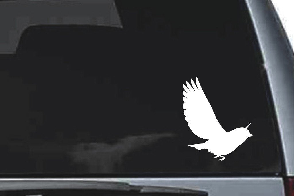 Picniva Bluebird Sty7a Vinyl Car Window Decal, Approx 5 in