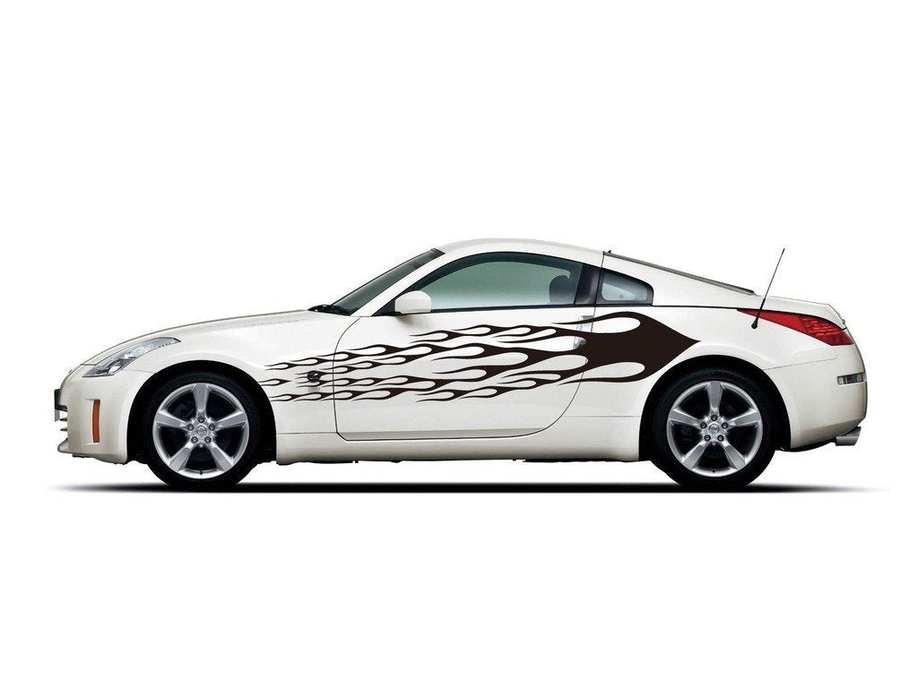 Picniva Style 337 Racing Side Stripe Vinyl Decals, 11 x 69 in, 2 Pc