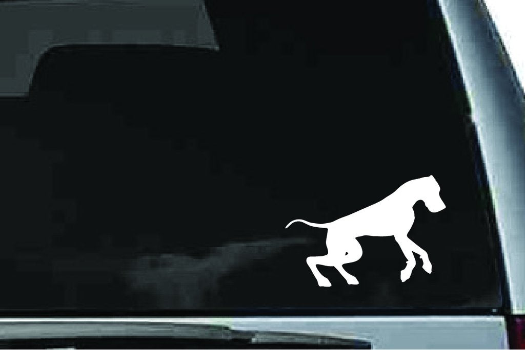 Picniva Great Dane Dog Sty13a Vinyl Car Window Decal, Approx 5 in