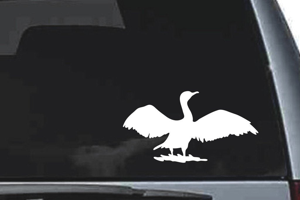 Picniva Crane Sty4 Vinyl Car Window Decal, Approx 5 in
