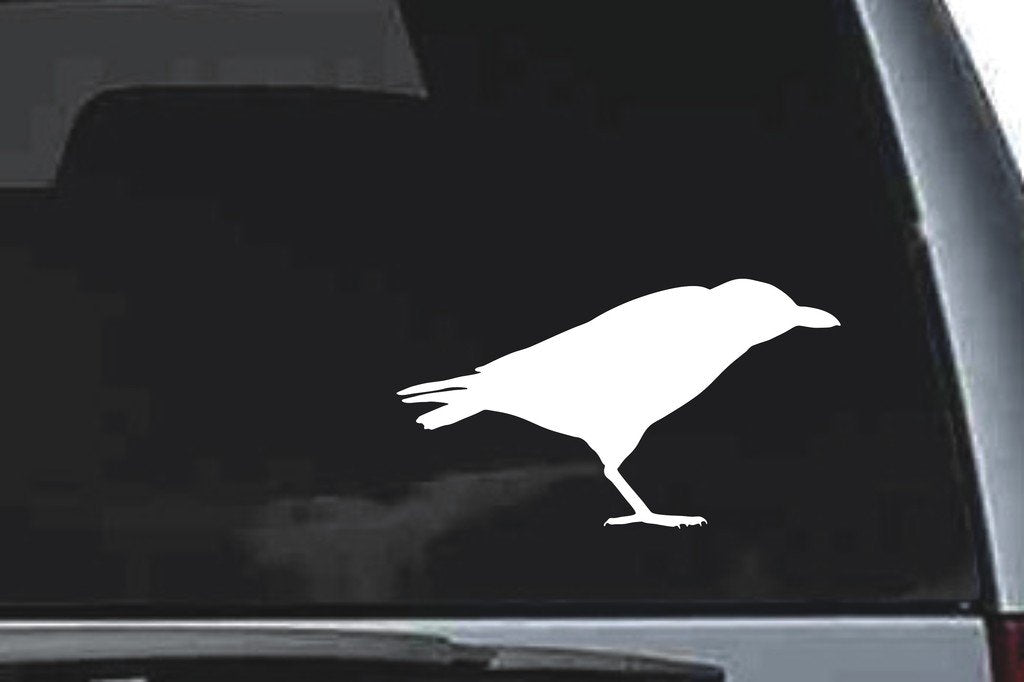 Picniva Raven Sty2a Vinyl Car Window Decal, Approx 5 in