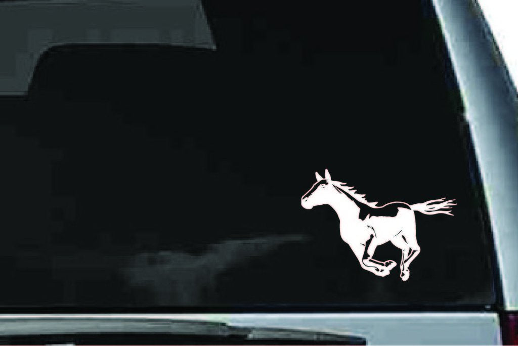 Picniva Horse Sty56 Vinyl Car Window Decal, Approx 5 in