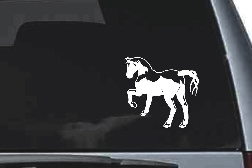 Picniva Horse Sty59 Vinyl Car Window Decal, Approx 5 in