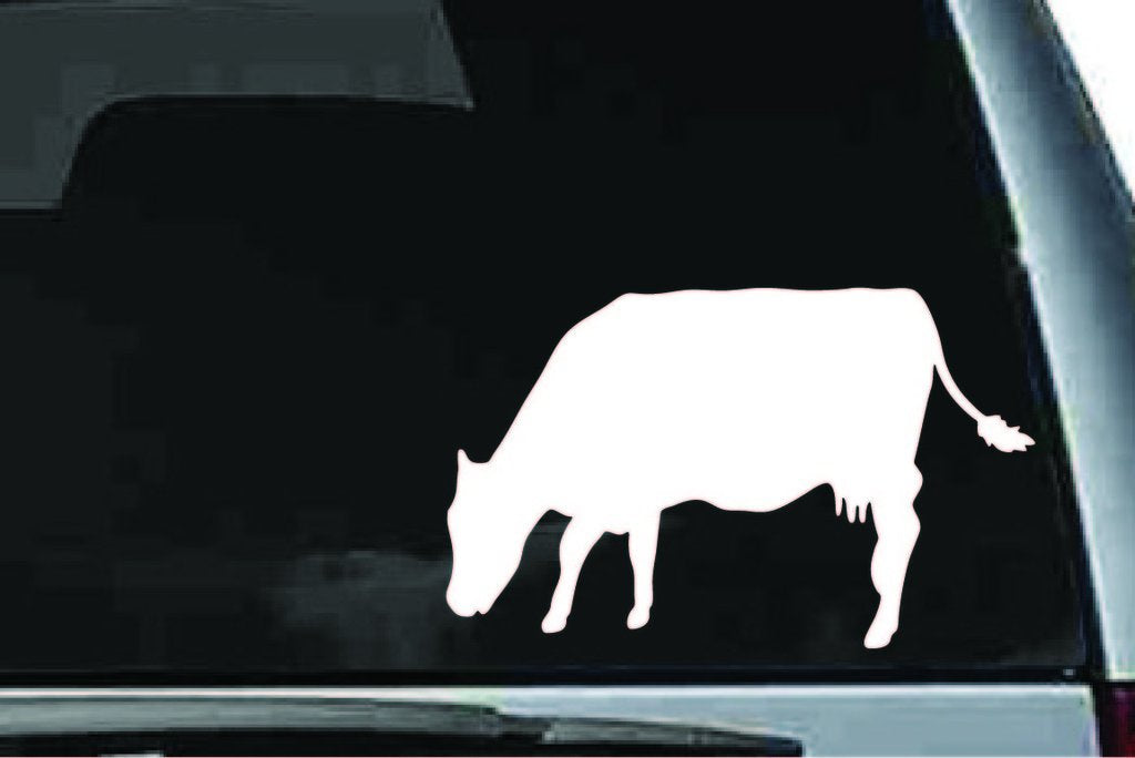 Picniva Cow Sty44 Vinyl Car Window Decal, Approx 5 in