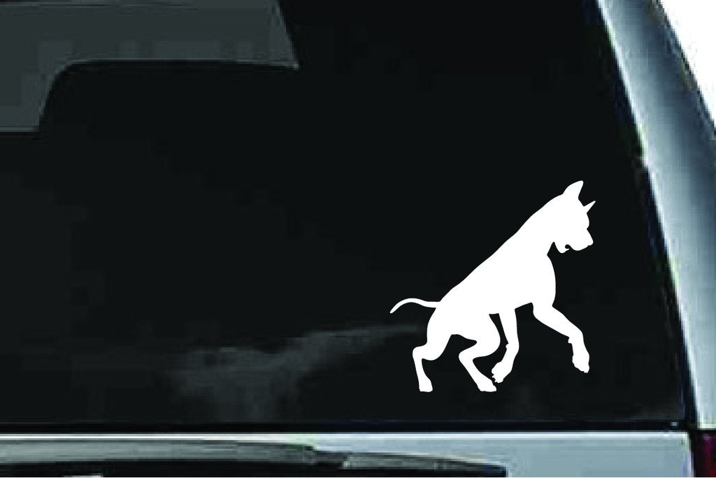 Picniva Doberman Dog Sty11a Vinyl Car Window Decal, Approx 5 in