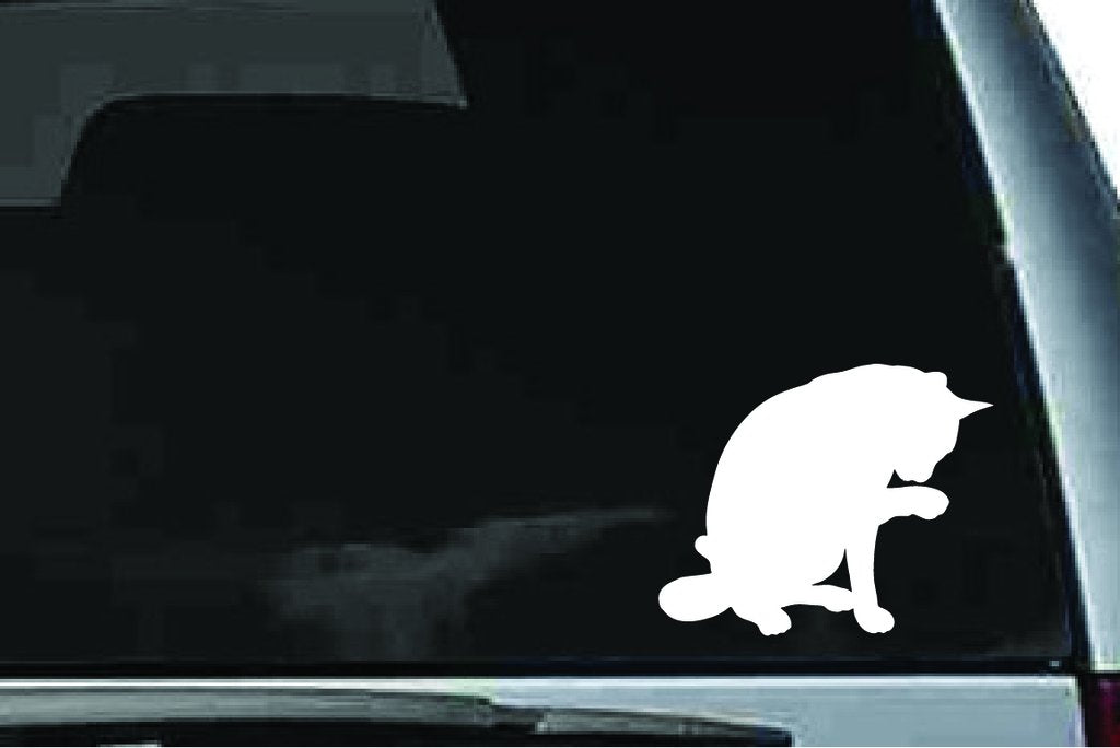 Picniva Cat Sty18a Vinyl Car Window Decal, Approx 5 in