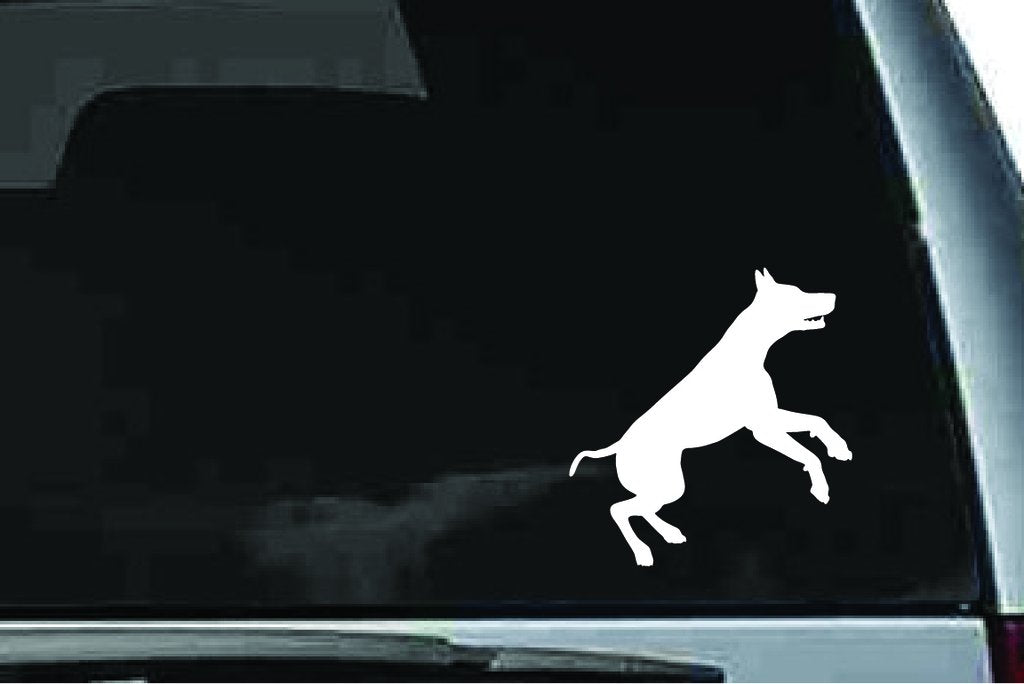 Picniva Doberman Dog Sty21a Vinyl Car Window Decal, Approx 5 in