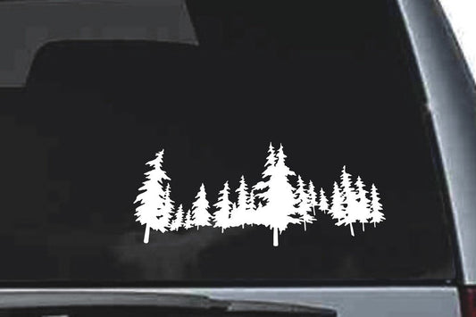 Picniva Tree Sty20 Vinyl Car Window Decal, Approx 5 in