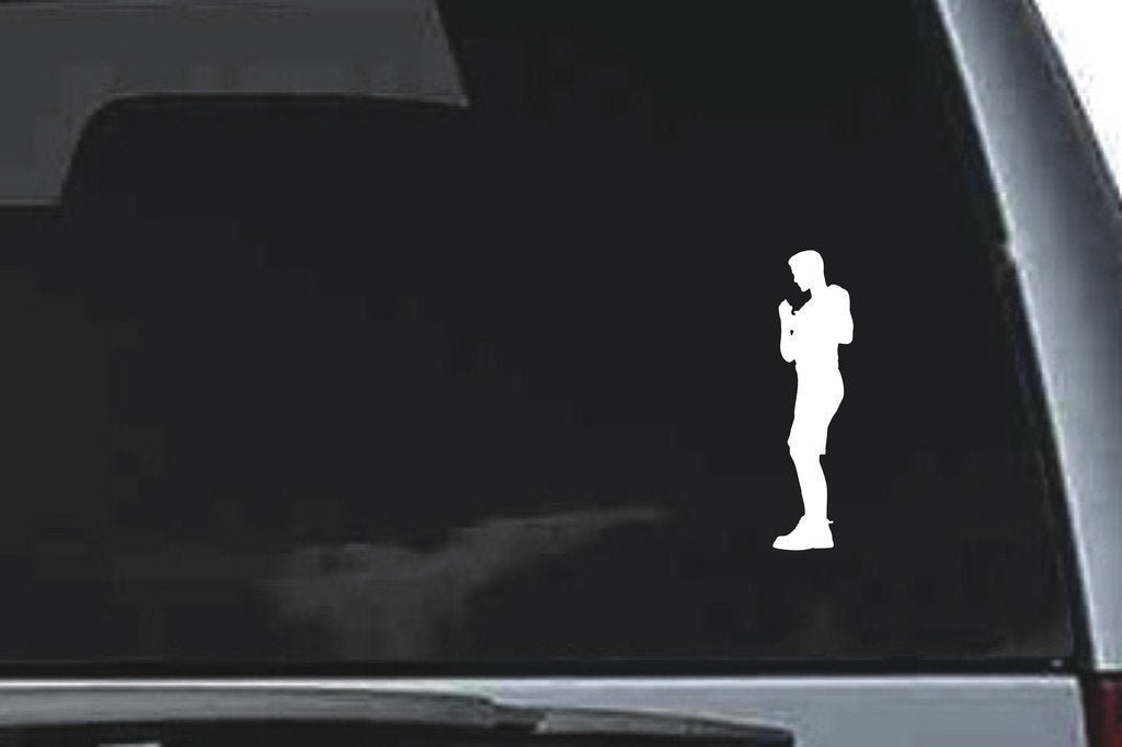 Picniva Standing Sty6 Vinyl Car Window Decal, Approx 5 in