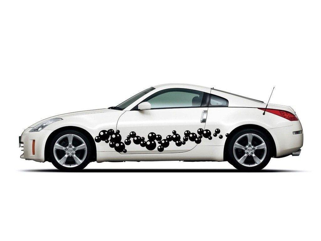 Picniva Style 25 Racing Side Stripe Vinyl Decals, 11 x 57 in, 2 Pc