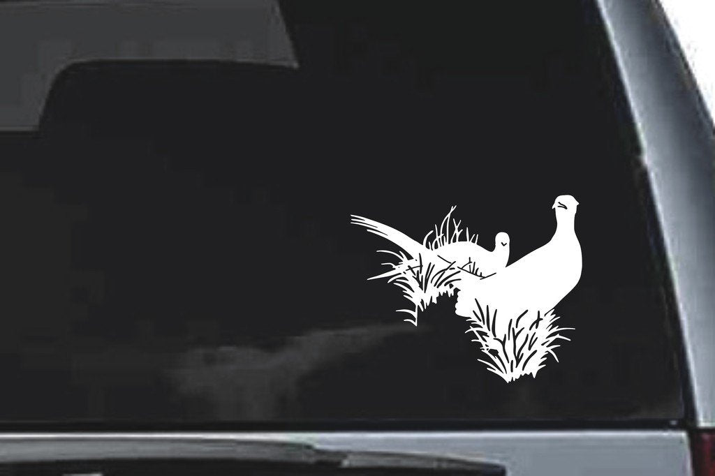 Picniva Fowl Sty33 Vinyl Car Window Decal, Approx 5 in
