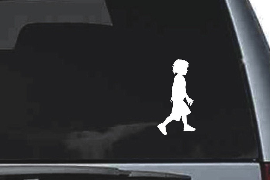 Picniva Boy Sty55 Vinyl Car Window Decal, Approx 5 in