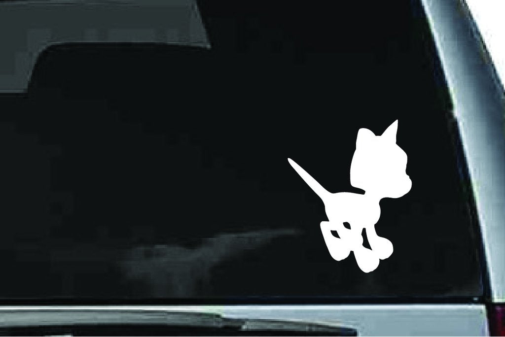 Picniva Kitty Sty4a Vinyl Car Window Decal, Approx 5 in