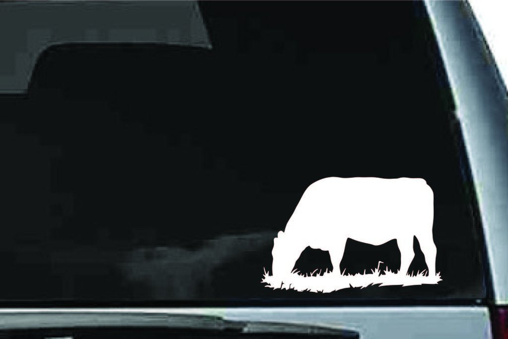 Picniva Cow Sty62 Vinyl Car Window Decal, Approx 5 in