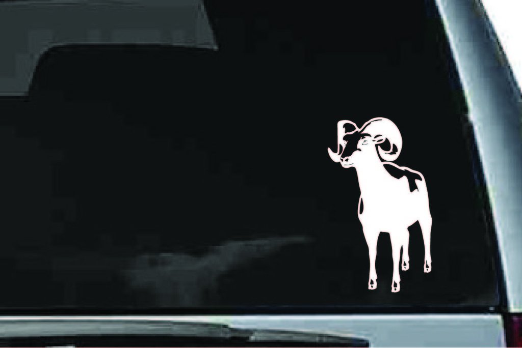Picniva Ram Sty5 Vinyl Car Window Decal, Approx 5 in