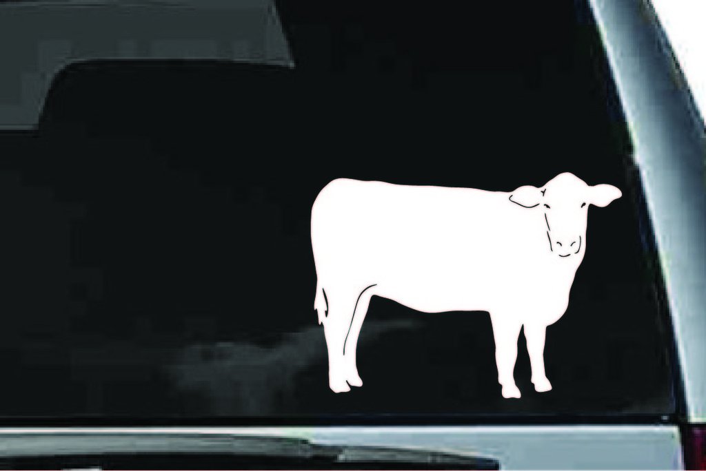 Picniva Cow Sty94 Vinyl Car Window Decal, Approx 5 in