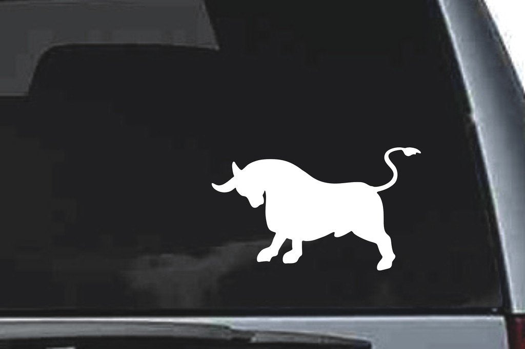 Picniva Taurus Sty5 Vinyl Car Window Decal, Approx 5 in