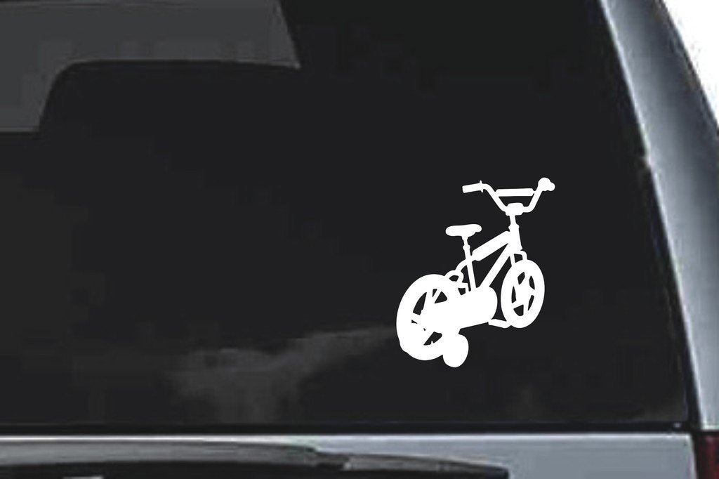 Picniva Bicycle Sty3a Vinyl Car Window Decal, Approx 5 in