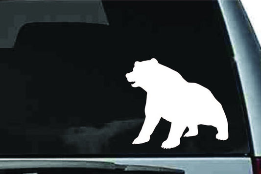 Picniva Bear Sty16 Vinyl Car Window Decal, Approx 5 in