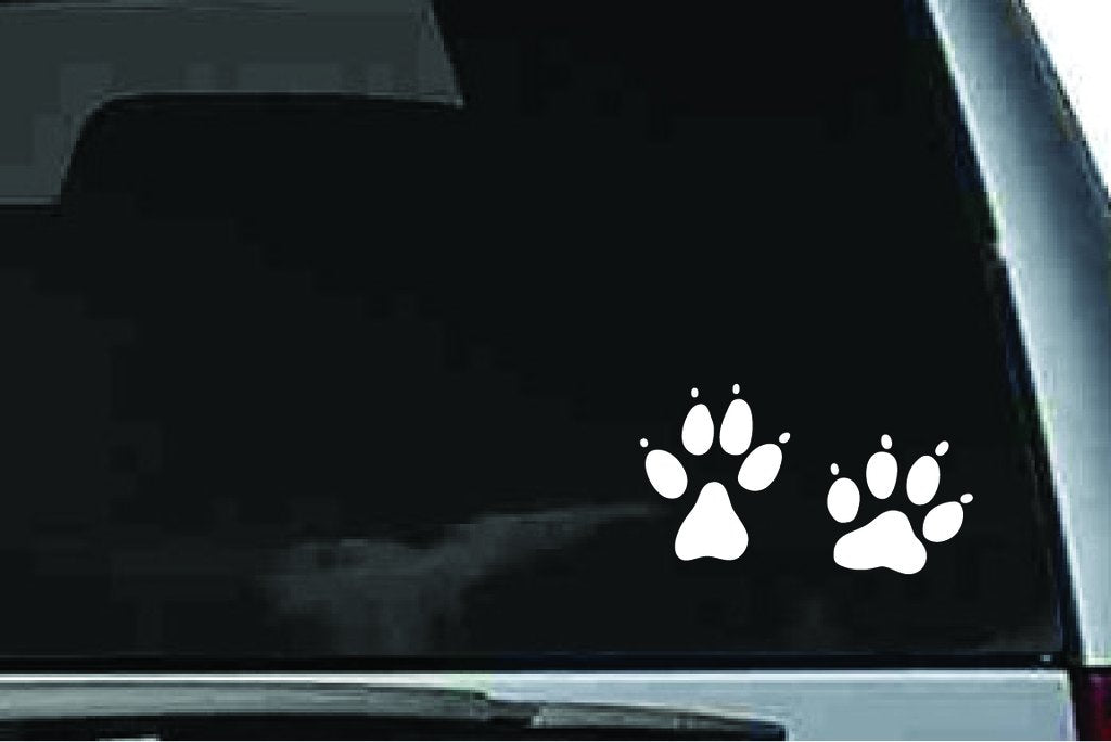 Picniva Dog Track Vinyl Car Window Decal, Approx 5 in