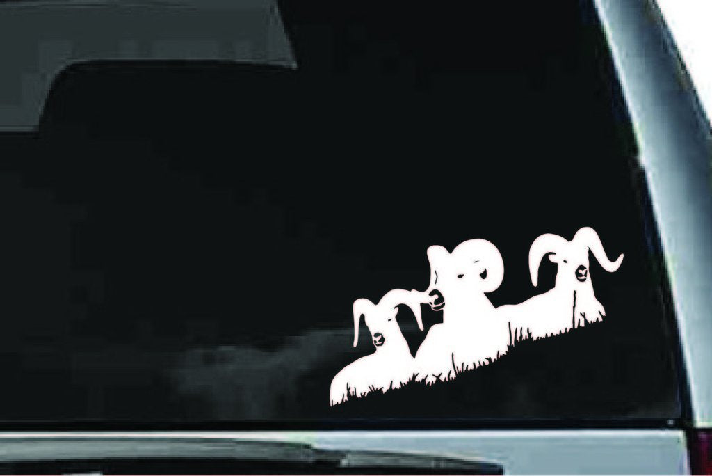 Picniva Ram Sty4 Vinyl Car Window Decal, Approx 5 in