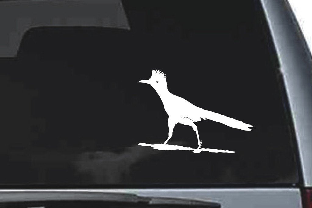 Picniva Roadrunner Sty1 Vinyl Car Window Decal, Approx 5 in