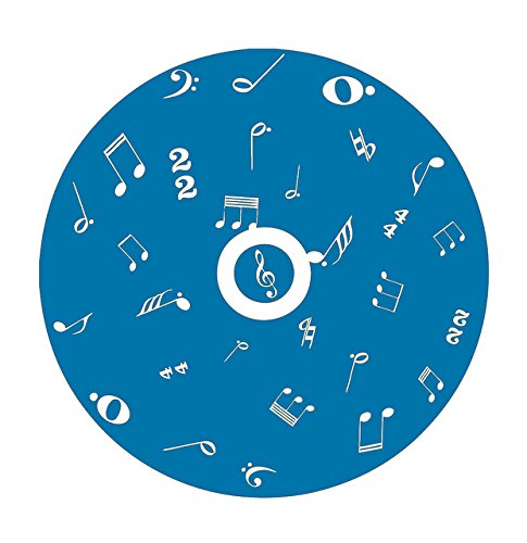 Picniva Filled CD Music Symbols Wall Decal for Musicians