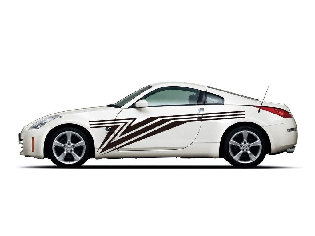 Picniva Style 31 Racing Side Stripe Vinyl Decals, 22 x 90 in, 2 Pc