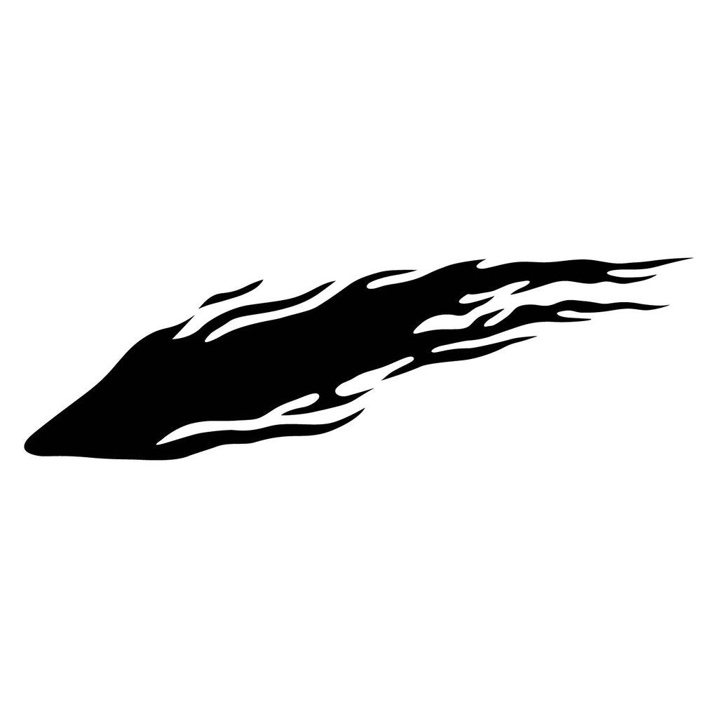Picniva sty275 Racing Car Body Side Stripes Sticker Decal 2 Pcs