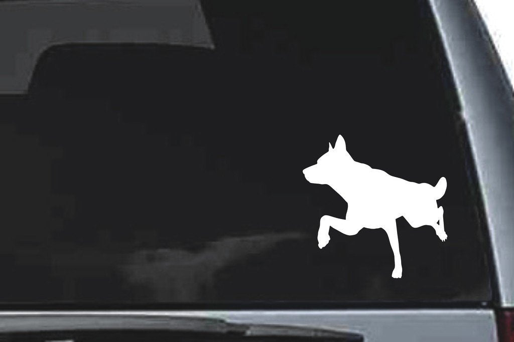 Picniva Wolf Sty9 Vinyl Car Window Decal, Approx 5 in