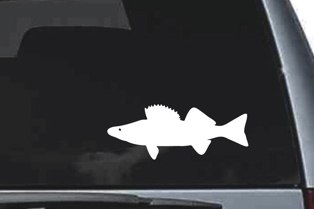 Picniva Fish Sty67 Vinyl Car Window Decal, Approx 5 in
