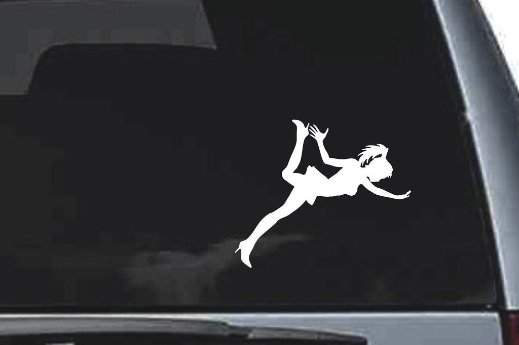 Picniva Girl Sty20 Vinyl Car Window Decal, Approx 5 in