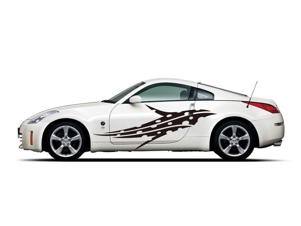 Picniva Style 99 Racing Side Stripe Vinyl Decals, 20 x 60 in, 2 Pc