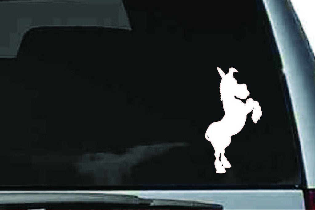 Picniva Donkey Sty9a Vinyl Car Window Decal, Approx 5 in